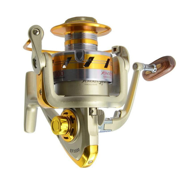 Ratio 5.5:1 Aluminum Spool Spinning Reel 10BB EF3000 Series Fishing Reels  BHU2