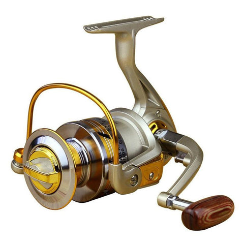 Ratio 5.5:1 Aluminum Spool Spinning Reel 10BB EF3000 Series Fishing Reels  BHU2