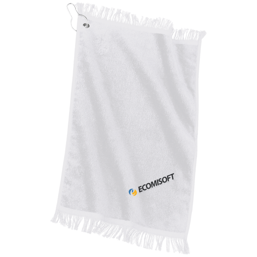 Custom Embroidered Grommeted Finger Tip Towel