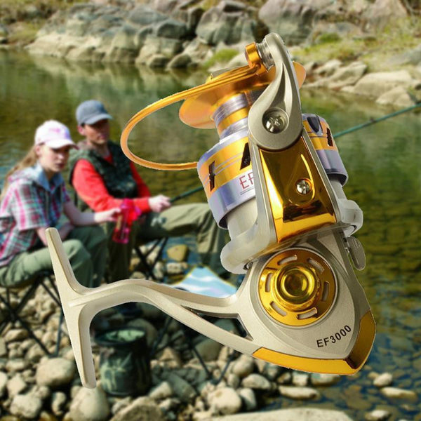 Ratio 5.5:1 Aluminum Spool Spinning Reel 10BB EF3000 Series Fishing Reels  BHU2